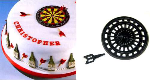 Dart Board and Dart Patchwork Cutter - Click Image to Close